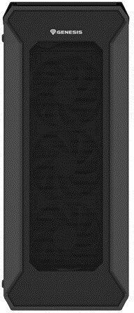 Genesis Irid 505F Gaming Midi-Turm Computergehäuse mit Seitenfenster Schwarz