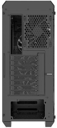 Genesis Irid 505F Gaming Midi-Turm Computergehäuse mit Seitenfenster Schwarz