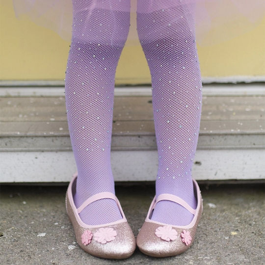 Șosete / colanți pentru Carnaval în culoarea Violet 1buc