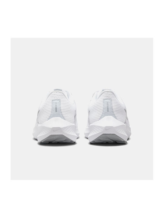 Air Zoom Pegasus 40 Sport Shoes Running White / Pure Platinum / Metallic Silver