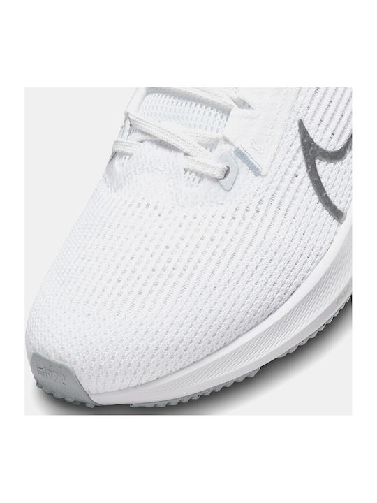 Air Zoom Pegasus 40 Sport Shoes Running White / Pure Platinum / Metallic Silver