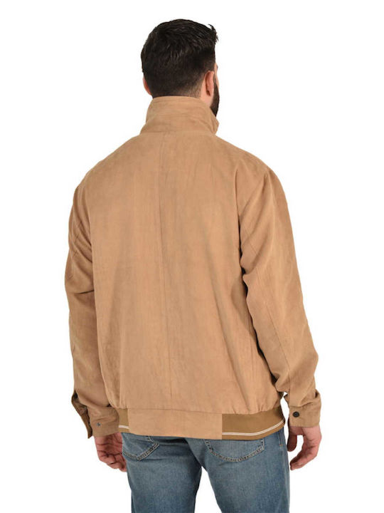 Herren Jacke Alcantara Jacke Castor 1674 MΠEZ