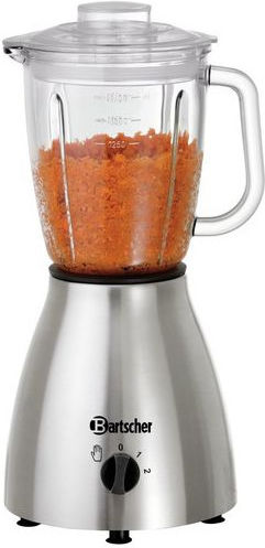 Bartscher Commercial Blender 0.4kW Silver with Capacity Jug 1.75L 22x22x42cm