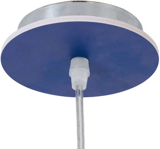 GloboStar Raumschiff-UFO Einfaches Licht Kinderdeckenleuchte Deckenleuchte mit Fassung E27 Gelb 58x24cm