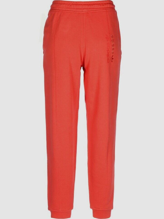 Adidas Women's Jogger Sweatpants Orange