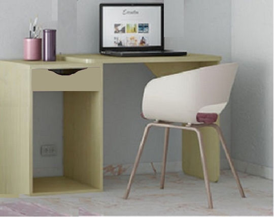 Пъзел Детско бюро от меламин Oak 130x55x80см