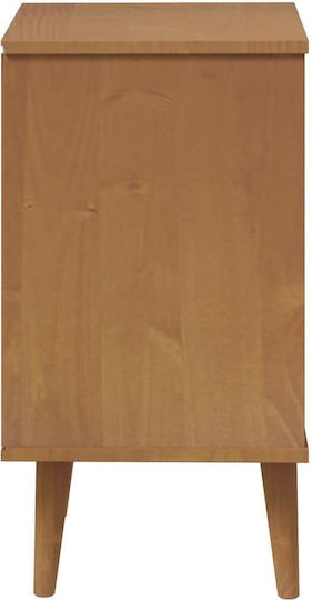 Nachttisch Molde Beige 40x35x65cm