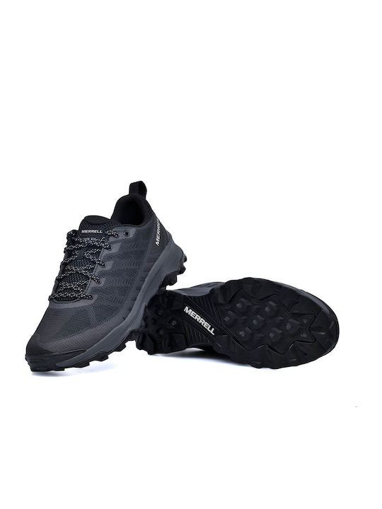 Merrell Speed Eco Ανδρικά Ορειβατικά Παπούτσια Μαύρα
