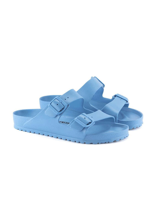 Birkenstock Eva Arizona Кожени Мъжки сандали в Син цвят