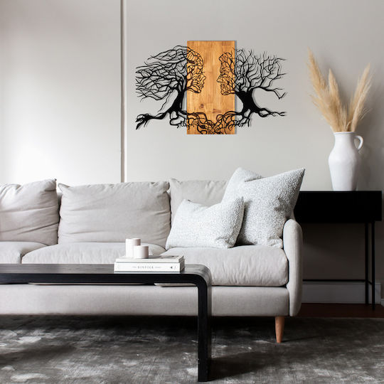 3D Mixed Art Passion Black Wooden 92x58cm