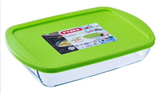 Pyrex Δοχείο Φαγητού Γυάλινο Διάφανο 4.5lt