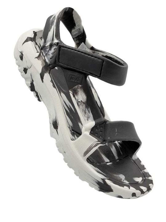 Hurricane Drift Women's Flat Sandals Sporty in Black Color