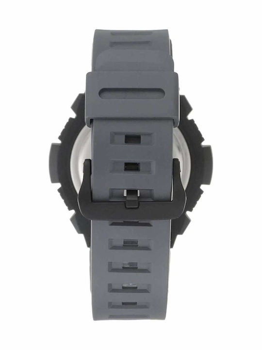 Casio Ceas Digital Pentru Bărbați 51mm cu Baterie și Curea Din Cauciuc Gri