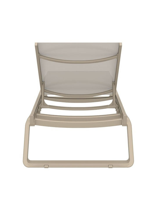 Ξαπλώστρα Αλουμινίου Tropic Taupe 210x72x31εκ.