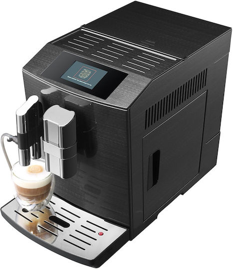 Acopino Modena One Touch Αυτόματη Μηχανή Espresso 1500W Πίεσης 19bar με Μύλο Άλεσης Μαύρη