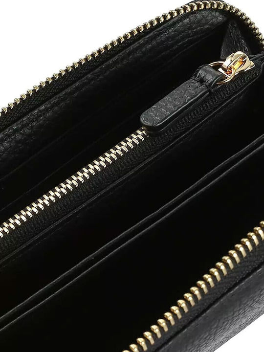 Myrine Large Leather Women's Wallet Classic Black