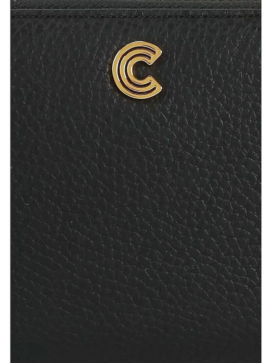 Myrine Large Leather Women's Wallet Classic Black