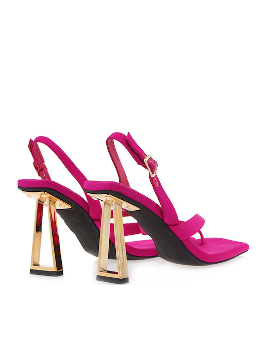 Fabric Sandals Fuchsia