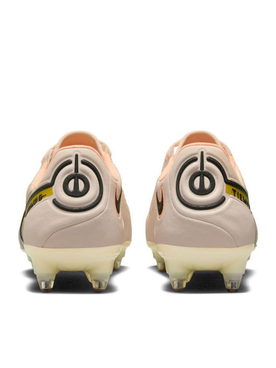 Nike Tiempo Legend 9 Elite Football Shoes with Cleats Beige