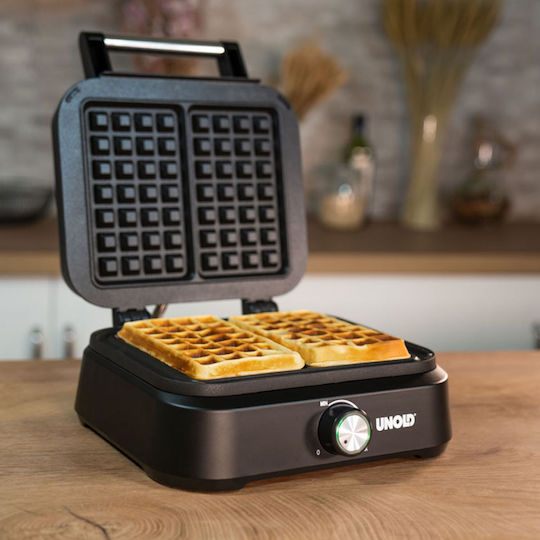 Unold Βαφλιέρα για Ορθογώνιες Βάφλες 2 Θέσεων 1500W