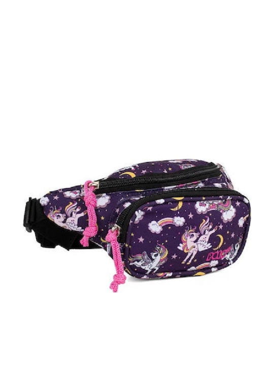 Polo Kiddo Small Unicorns Παιδικό Τσαντάκι Μέσης Πολύχρωμο 20x3x10εκ.