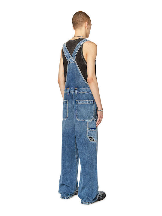 Diesel Men's Denim Dungarees Blue