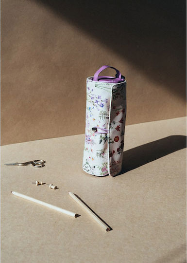 Grupo Erik Botanical Pencil Case Barrel Purple