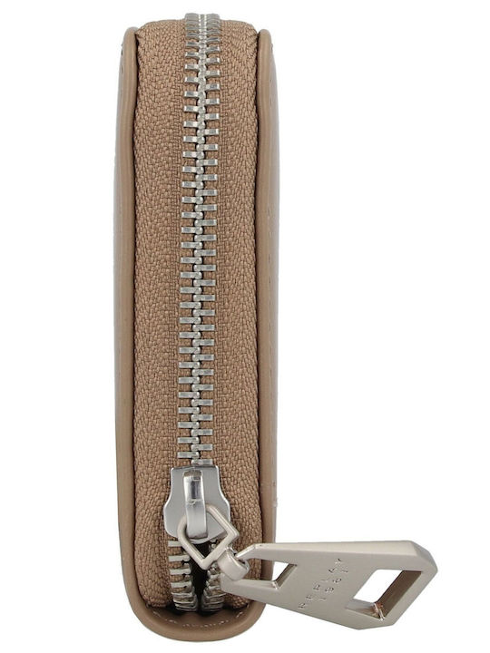 Groß Damen Geldbörse Klassisch Beige