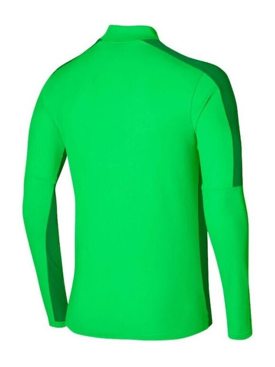 Nike Academy 23 Dril Men's Athletic Long Sleeve Blouse Dri-Fit with Zipper Green