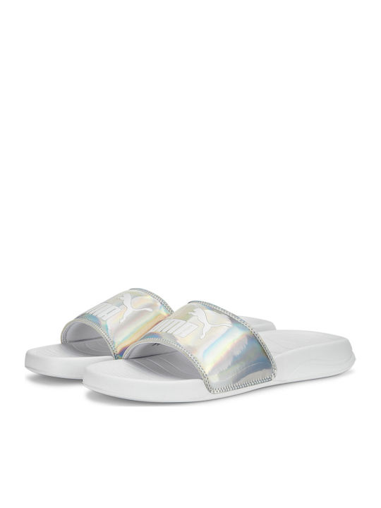 PUMA Popcat 20 Silver Slides