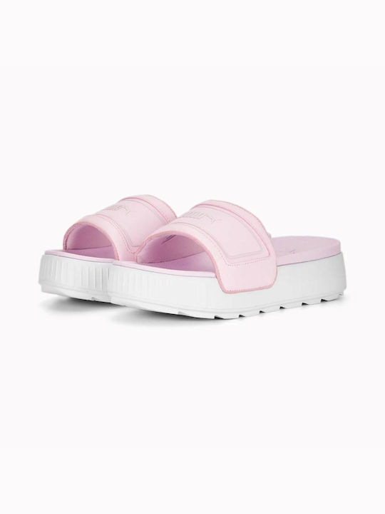 Puma Frauen Flip Flops mit Plattform in Rosa Farbe