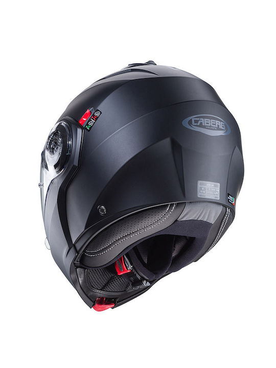 Caberg Duke Evo Matt Black Κράνος Μηχανής Flip-Up ECE 22.06 1550gr με Pinlock