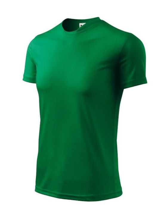 Malfini Bărbătesc Tricou Promotional Mânecă Scurtă în Verde Culore