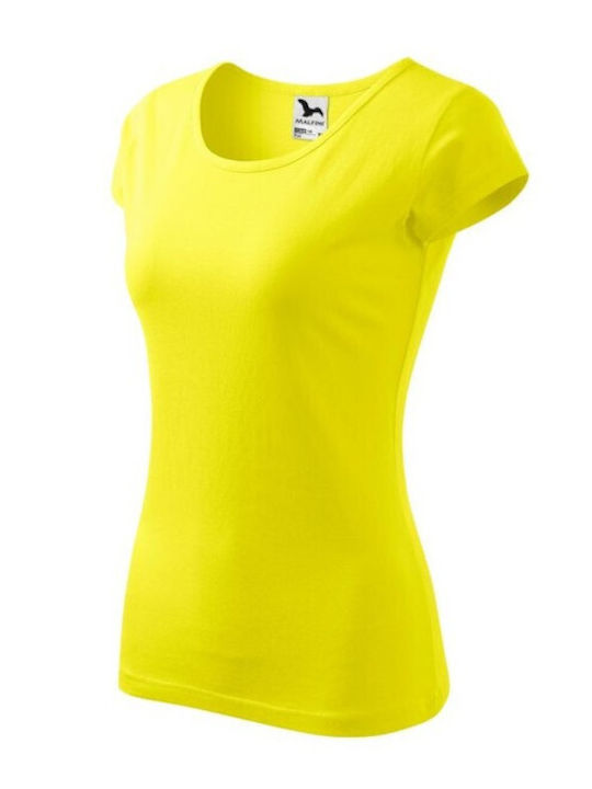 Malfini Women's Short Sleeve Promotional T-Shirt Yellow