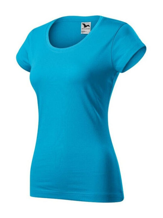 Malfini Women's Short Sleeve Promotional T-Shirt Blue 161-44