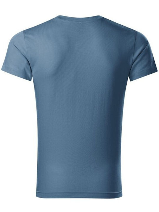 Malfini Men's Short Sleeve Promotional T-Shirt Blue