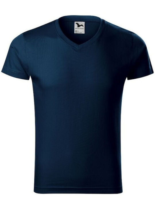 Malfini Men's Short Sleeve Promotional T-Shirt Navy Blue