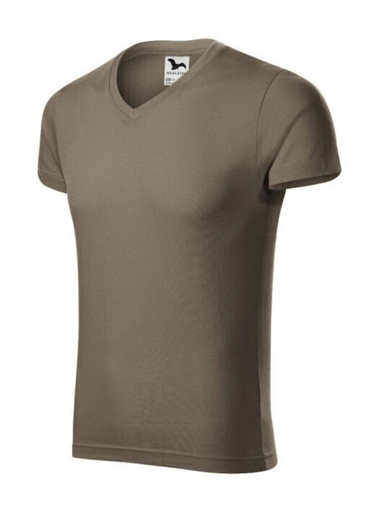 Malfini Ανδρικό Διαφημιστικό T-shirt Κοντομάνικο σε Χρώμα