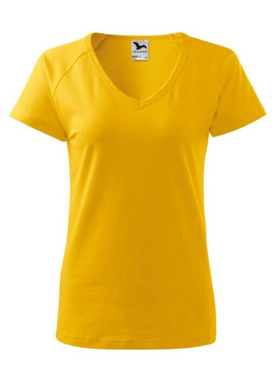 Malfini Women's Short Sleeve Promotional T-Shirt Yellow