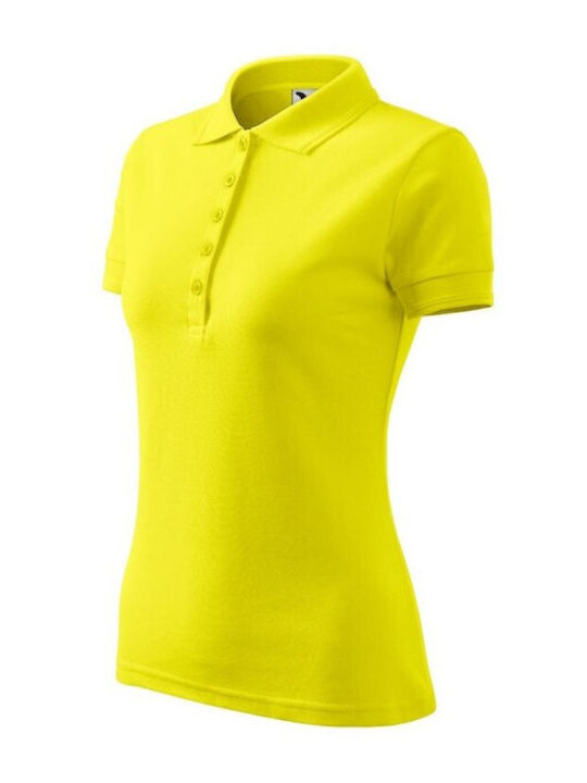 Malfini Women's Short Sleeve Promotional Blouse Yellow 210-96