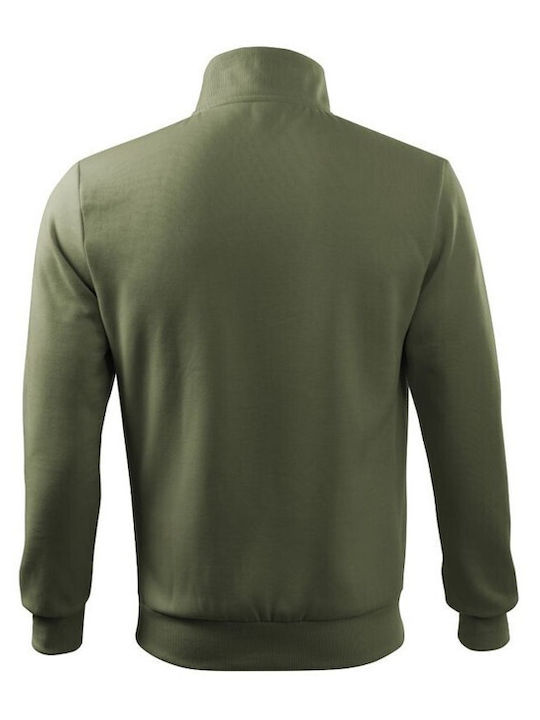 Malfini Men's Long Sleeve Promotional Cardigan Green