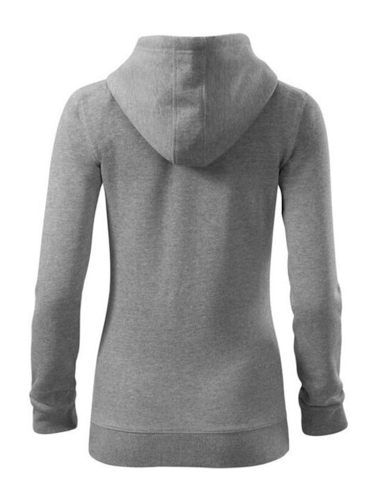 Malfini Women's Long Sleeve Promotional Cardigan Gray