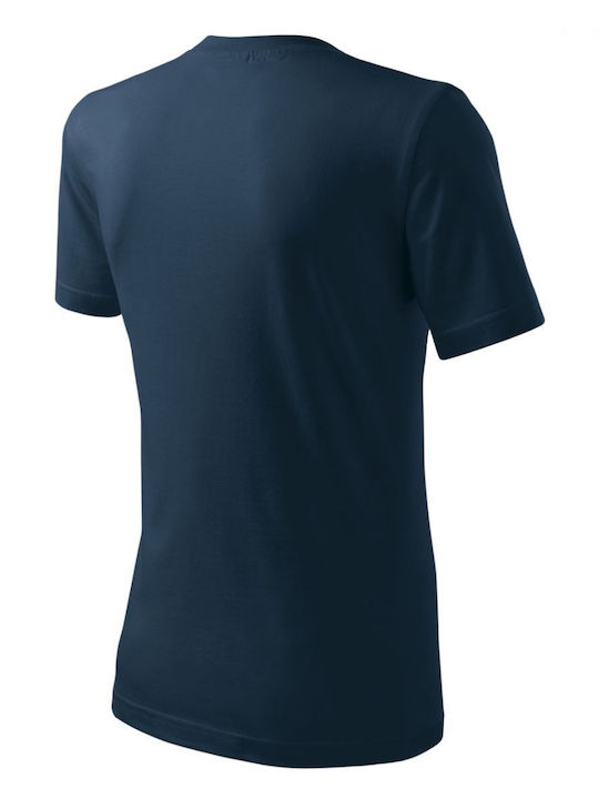 Adler Men's Short Sleeve Promotional T-Shirt Navy Blue 132-02