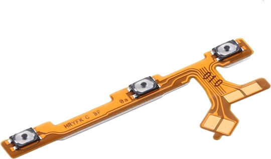 Flex Cable with Volume Keys in Orange colour for Huawei P Smart+ 2019