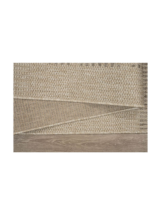 Newplan Ethnik 203607C Covor Rectangular Din paie Brown / Caramel Beige