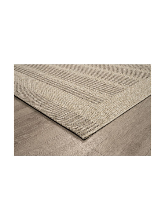 Newplan Ethnik 203607C Covor Rectangular Din paie Brown / Caramel Beige