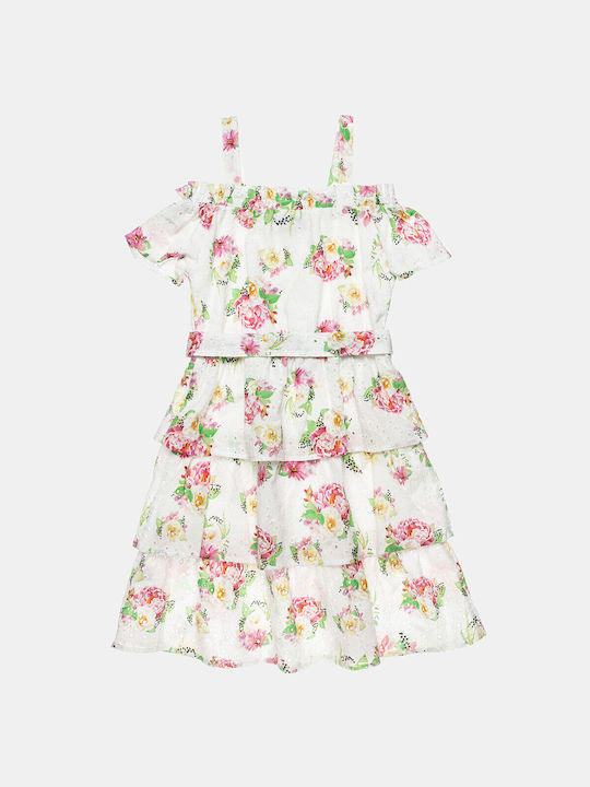 Alouette Kids Dress Floral Sleeveless Multicolour