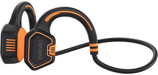 Evolveo Boneswim Knochenleitung / In-Ear Bluetooth-Freisprecheinrichtung Kopfhörer mit Schweißresistenz Orange