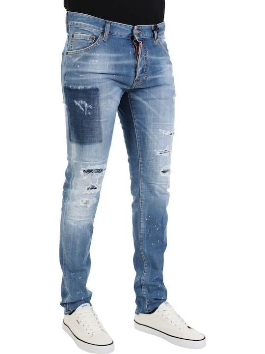 Cool Guy Pantaloni Jeans pentru Bărbați Albastru