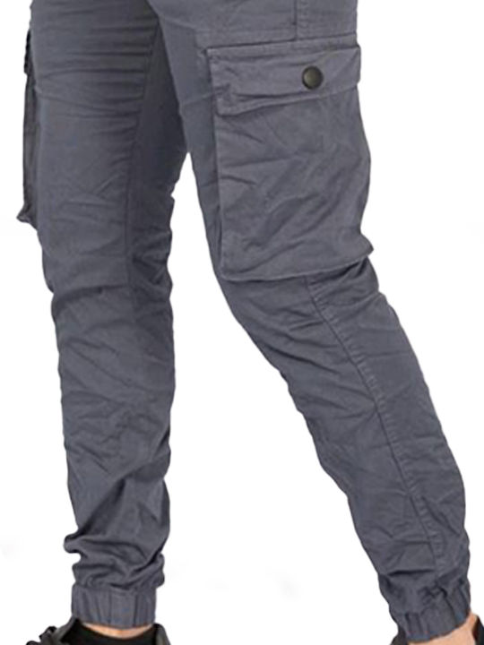 HERREN CARGOHOSE GRAU